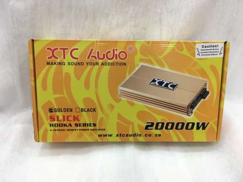 XTC SLICK 20000W 4 CHANNEL AMP GOLDEN